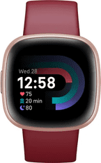 Fitbit Versa 4, Waterfall Beet Juice/Copper Rose