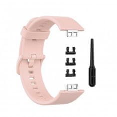 BStrap Silicone remienok na Huawei Watch Fit, sand pink