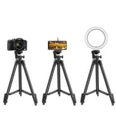 MG Tripod statív + bluetooth diaľkový ovládač, čierny