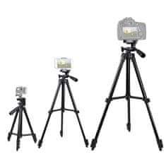 MG Tripod statív + bluetooth diaľkový ovládač, čierny