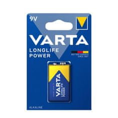 VARTA Batéria 9V, 6LR61 alkalická Longlife Power VARTA