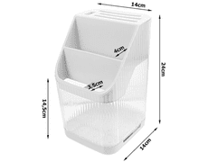 Verk 07203 Kuchyňský organizér zásobník na příbory odkapávač na nože stojan na koše