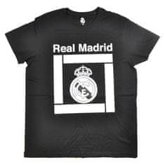 Fan-shop Tričko REAL MADRID Square black Velikost: XL