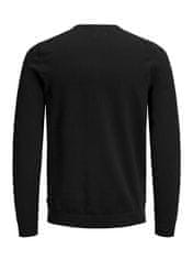 Jack&Jones Pánsky sveter JJEBASIC 12137190 Black (Veľkosť M)