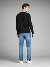 Jack&Jones Pánsky sveter JJEBASIC 12137190 Black (Veľkosť M)