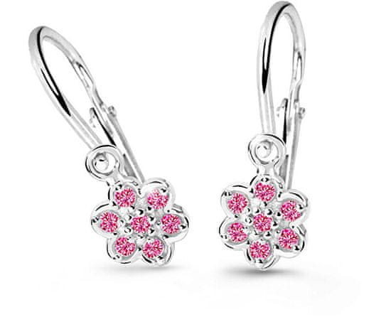 Cutie Jewellery Detské náušnice z bieleho zlata C2746-10-X-2