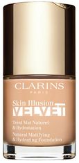 Clarins Zmatňujúci make-up Skin Illusion Velvet (Natura l Matifying & Hydrating Foundation) 30 ml (Odtieň 102.5C)