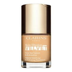 Clarins Zmatňujúci make-up Skin Illusion Velvet (Natura l Matifying & Hydrating Foundation) 30 ml (Odtieň 102.5C)