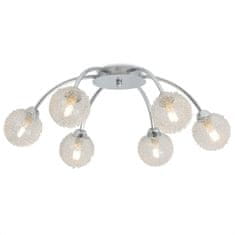 Petromila vidaXL Stropná lampa so 6 LED žiarovkami G9 240 W