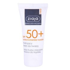 Ziaja Zmatňujúci pleťový krém na opaľovanie SPF 50+ 50 ml