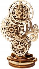 UGEARS 3D puzzle Steampunkové hodiny 2.0, 40 dielikov