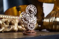 UGEARS 3D puzzle Steampunkové hodiny 2.0, 40 dielikov