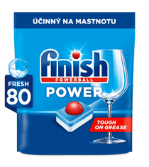 Finish Power All in 1 tablety do umývačky riadu 80 ks