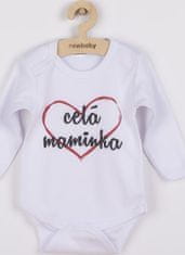 NEW BABY Body s potiskem New Baby celá maminka 74 (6-9m)