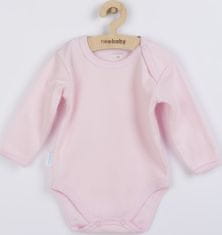 NEW BABY Kojenecké body s dlouhým rukávem New Baby Pastel béžové 80 (9-12m)