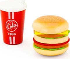 Viga Dřevěná souprava hamburger a Cola Viga