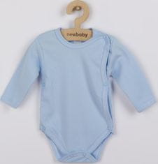 NEW BABY Kojenecké body celorozepínací New Baby Classic modré 62 (3-6m)