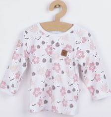 KOALA Kojenecké tričko s dlouhým rukávem Koala Flowers 80 (9-12m)