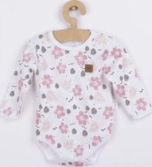 KOALA Kojenecké body s dlouhým rukávem Koala Flowers 62 (3-6m)