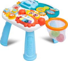 TOYZ Dětské hrající edukační chodítko 2v1 Toyz Spark turquoise