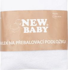 NEW BABY Návlek na přebalovací podložku New Baby 50x70 bílý