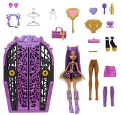 Monster High Skulltimate Secrets Monster Mysteries panenka Clawdeen, 19+ překvapení HYB12