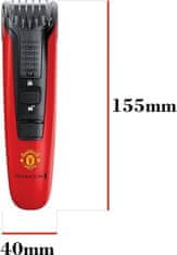 REMINGTON MB 4128 zastrihávač fúzov, červený, Man Utd Beard Boss Styler