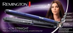 REMINGTON S 7710 žehlička na vlasy, modrá, bez statickej elektriny vo vlasoch, Pro Ion Straight