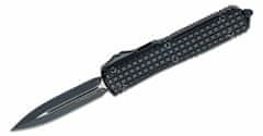 Microtech 122-1TFRS Ultratech Black Tactical Frag automatický nôž 8,6 cm, celočierna, hliní