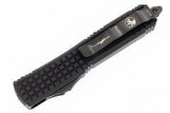 Microtech 122-3UT-DS Ultratech Black Delta Frag F/S automatický nôž 8,8 cm, celočierna, hliník