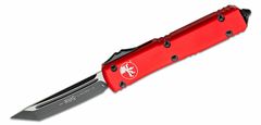 Microtech 123-1RD Ultratech Black Standard Red automatický nôž 8,8 cm, čierna, červená, hliník