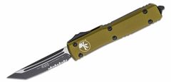 Microtech 123-2OD Ultratech Black/OD Green Part Serr. automatický nôž 8,8 cm, čierna, zelená, hliník