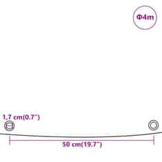 Vidaxl Celta biela Ø 4 m 650 g/m²