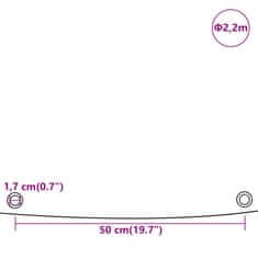 Vidaxl Celta, zelená Ø 2,2 m 650 g/m²