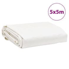 Vidaxl Celta biela 5x5 m 650 g/m²