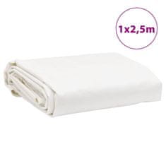 Vidaxl Celta biela 1x2,5 m 650 g/m²