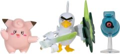 Jazwares Pokémon Battle Figure Beldum, Sirfetch a Clefairy