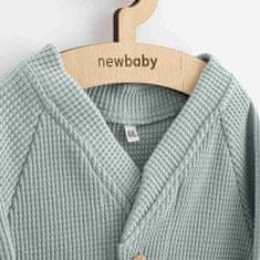 NEW BABY Kojenecký kabátek na knoflíky New Baby Luxury clothing Oliver šedý 68 (4-6m)