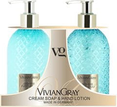 Vivian Gray Kozmetická sada starostlivosti o ruky Jasmine & Patchouli (Cream Soap & Hand Lotion)