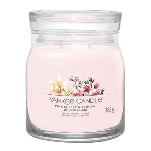 Yankee Candle Sviečka v sklenenej dóze , Ružové čerešne a vanilka, 368 g