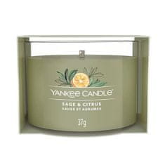 Yankee Candle Votívna sviečka , Šalvia a citrus, 37 g