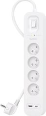 Belkin Belkin Surge 4T 525J, 18W, USB A + C, Pol