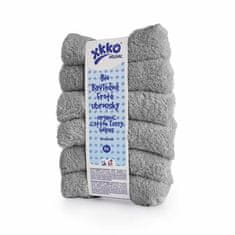 XKKO BIO bavlnené obrúsky Organic, 21x21 - Silver