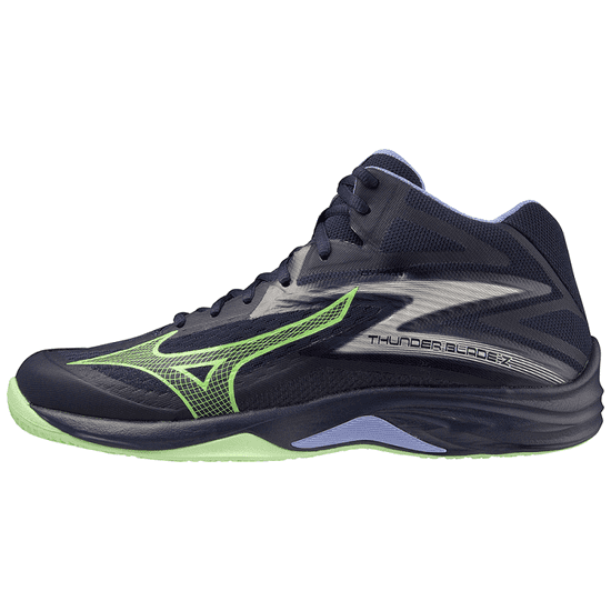 Mizuno Thunder Blade Z MID Pánska volejbalová obuv, navy modrá, veľ. 38