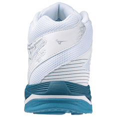 Mizuno Wave Voltage MID Pánska volejbalová obuv, biela/modrá, veľ. 44,5