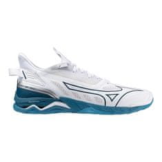 Mizuno Wave Mirage 5 Pánska hádzanárska/halová obuv, biela/modrá, veľ. 46