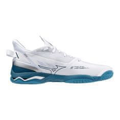 Mizuno Wave Mirage 5 Pánska hádzanárska/halová obuv, biela/modrá, veľ. 42