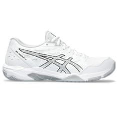 Asics Gel Rocket 11W Dámska hádzanárska/halová obuv, biela/strieborná, veľ. 36