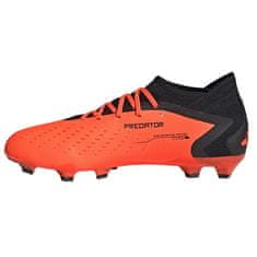 Adidas Predator Accuracy.3 FG Pánske futbalové kopačky, čierna/oranžová, veľ. 39 1/3