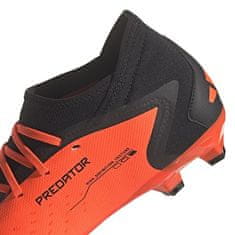 Adidas Predator Accuracy.3 FG Pánske futbalové kopačky, čierna/oranžová, veľ. 39 1/3